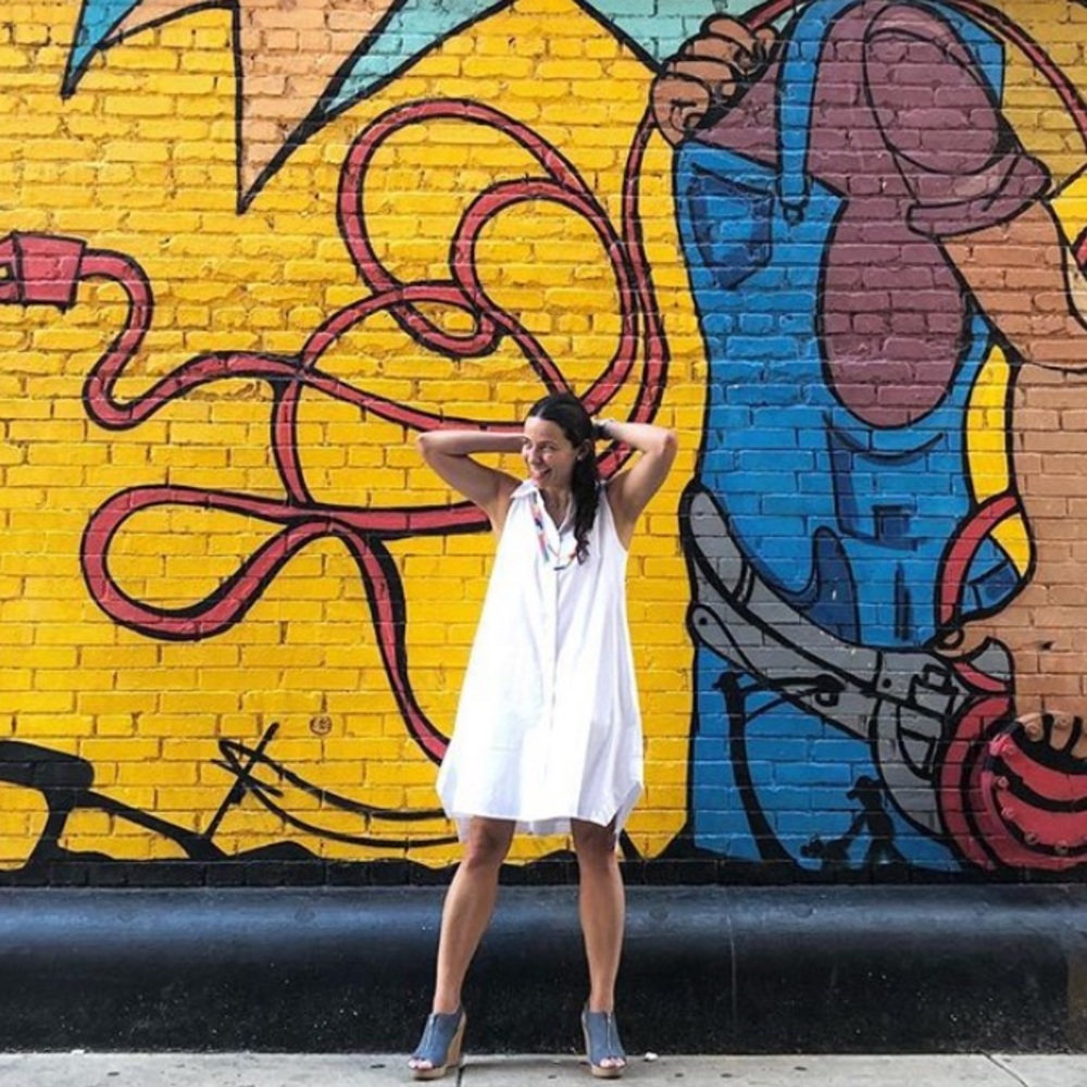 Alfani white shirt dress. Size 6.
